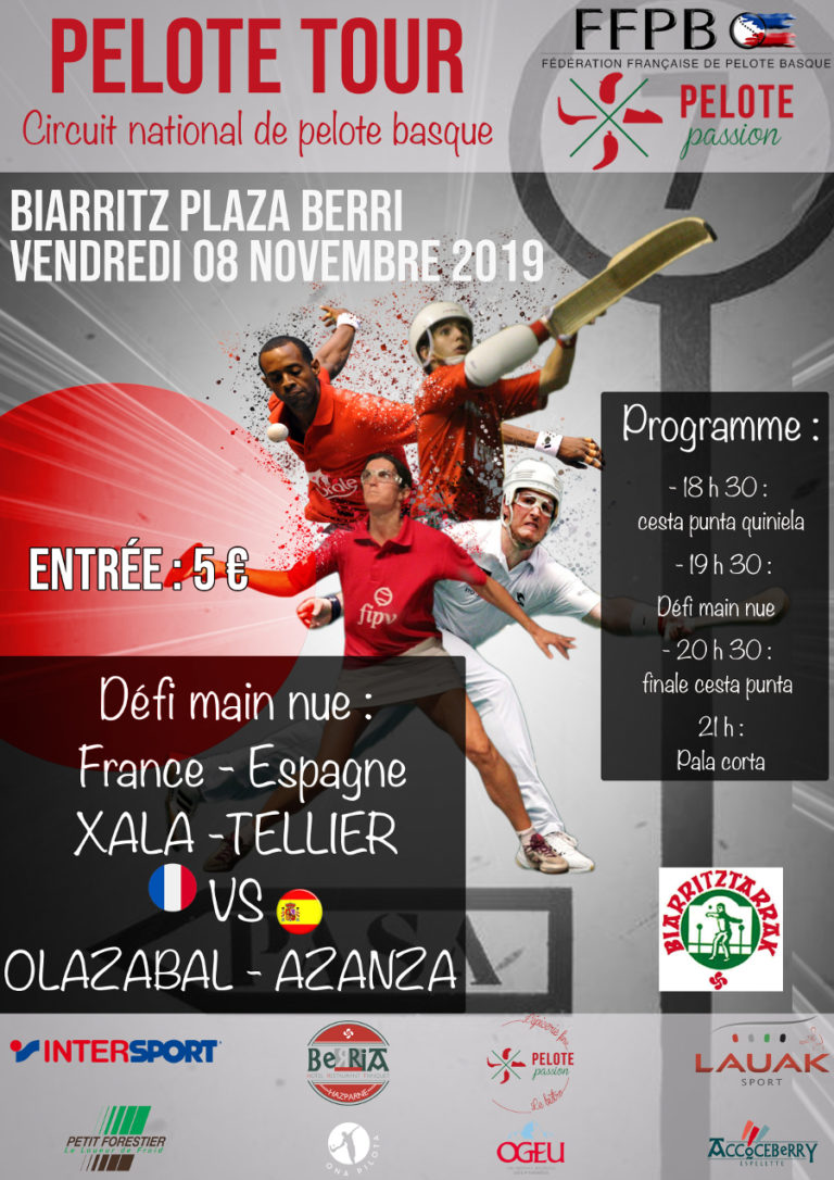 Lire la suite à propos de l’article PELOTE TOUR 2019 / PLAZA BERRI