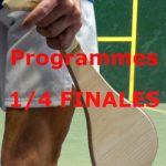 Lire la suite à propos de l’article Tournoi Programmes 1/4 FINALES
